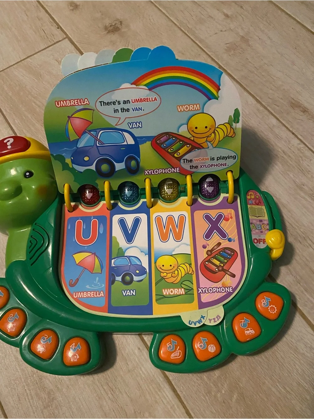 🌟 2/$15 VTech Touch & Teach Turtle - Green Interactive Learning Toy